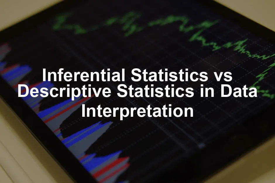 Featured image for Inferential Statistics vs Descriptive Statistics in Data Interpretation