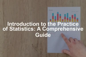 Featured image for Introduction to the Practice of Statistics: A Comprehensive Guide