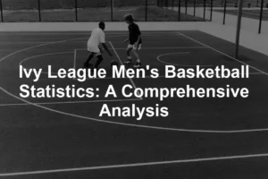 Featured image for Ivy League Men's Basketball Statistics: A Comprehensive Analysis