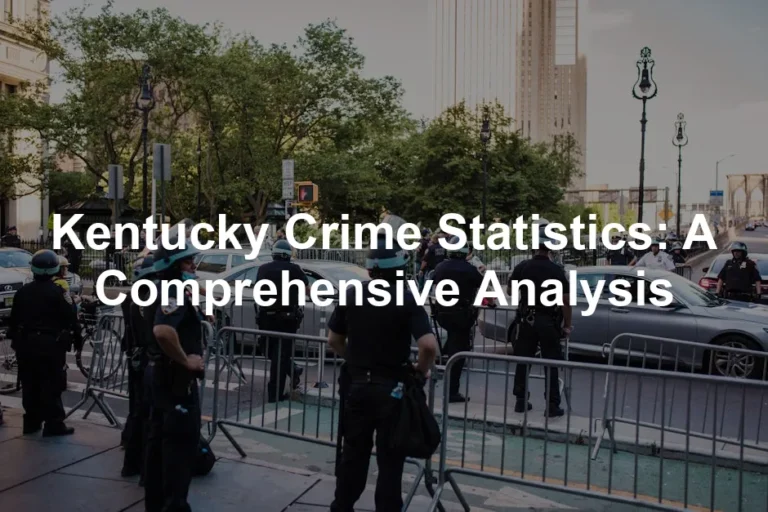 Featured image for Kentucky Crime Statistics: A Comprehensive Analysis