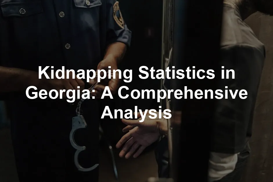 Featured image for Kidnapping Statistics in Georgia: A Comprehensive Analysis