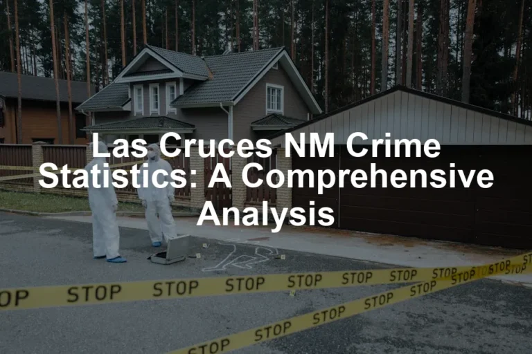 Featured image for Las Cruces NM Crime Statistics: A Comprehensive Analysis