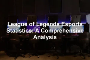 Featured image for League of Legends Esports Statistics: A Comprehensive Analysis