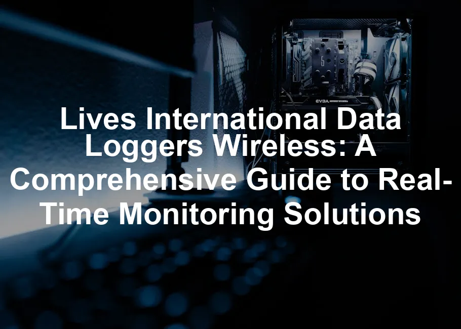 Featured image for Lives International Data Loggers Wireless: A Comprehensive Guide to Real-Time Monitoring Solutions