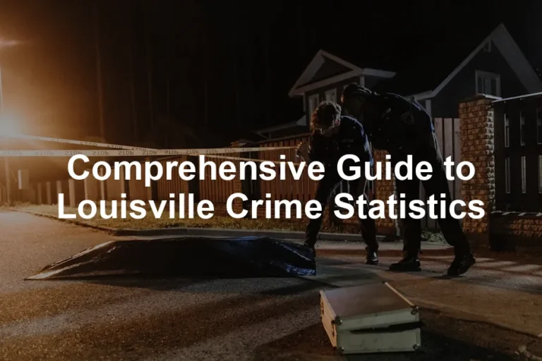 Featured image for Comprehensive Guide to Louisville Crime Statistics