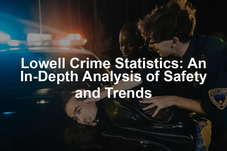 Featured image for Lowell Crime Statistics: An In-Depth Analysis of Safety and Trends