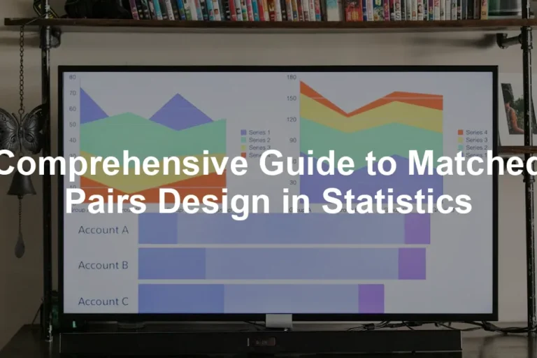 Featured image for Comprehensive Guide to Matched Pairs Design in Statistics