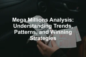 Featured image for Mega Millions Analysis: Understanding Trends, Patterns, and Winning Strategies