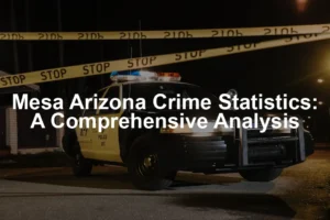 Featured image for Mesa Arizona Crime Statistics: A Comprehensive Analysis