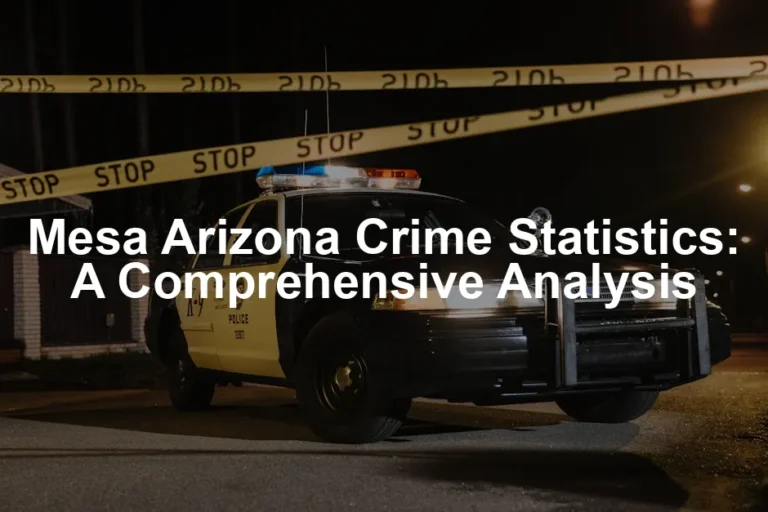Featured image for Mesa Arizona Crime Statistics: A Comprehensive Analysis