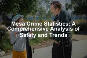 Featured image for Mesa Crime Statistics: A Comprehensive Analysis of Safety and Trends