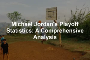 Featured image for Michael Jordan's Playoff Statistics: A Comprehensive Analysis