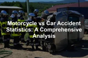 Featured image for Motorcycle vs Car Accident Statistics: A Comprehensive Analysis