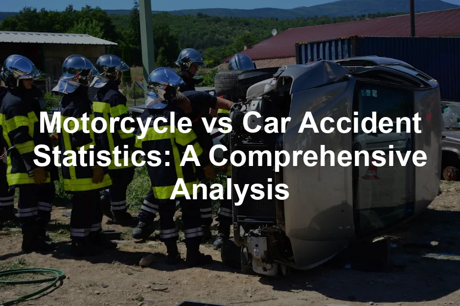 Featured image for Motorcycle vs Car Accident Statistics: A Comprehensive Analysis