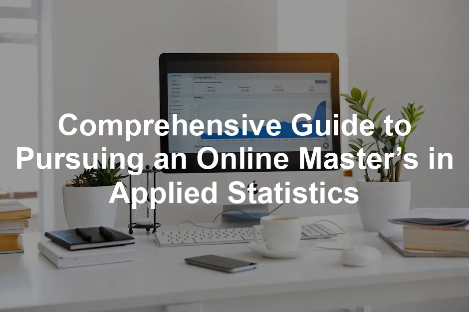 Featured image for Comprehensive Guide to Pursuing an Online Master’s in Applied Statistics