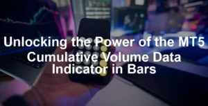 Featured image for Unlocking the Power of the MT5 Cumulative Volume Data Indicator in Bars