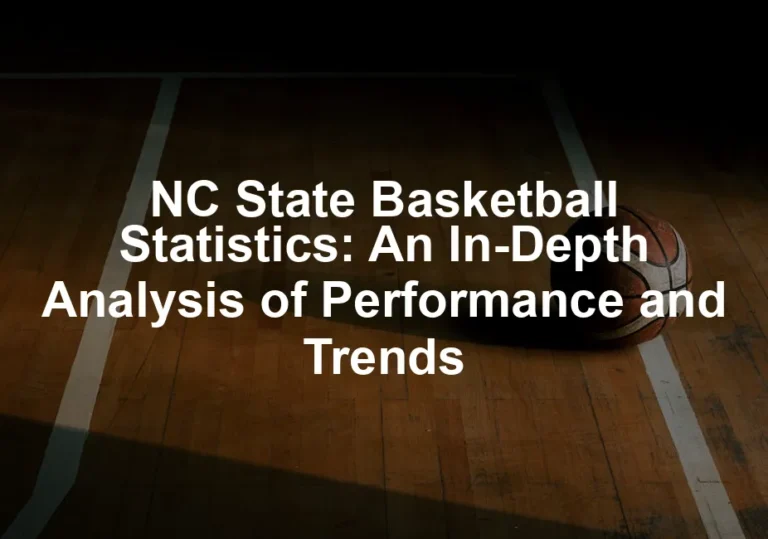 Featured image for NC State Basketball Statistics: An In-Depth Analysis of Performance and Trends