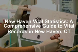 Featured image for New Haven Vital Statistics: A Comprehensive Guide to Vital Records in New Haven, CT