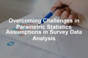 Featured image for Overcoming Challenges in Parametric Statistics Assumptions in Survey Data Analysis