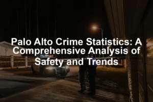 Featured image for Palo Alto Crime Statistics: A Comprehensive Analysis of Safety and Trends
