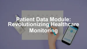 Featured image for Patient Data Module: Revolutionizing Healthcare Monitoring