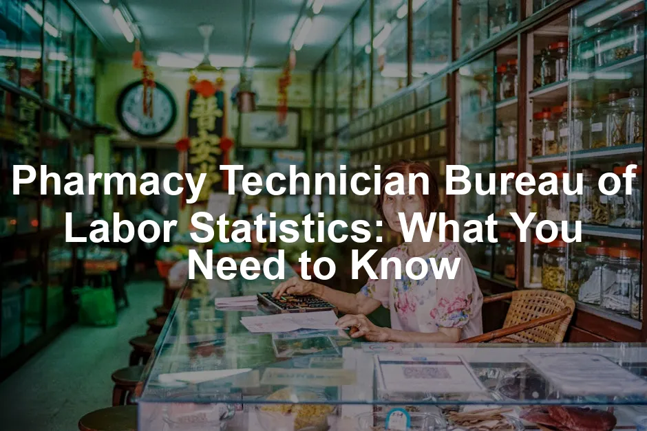 Featured image for Pharmacy Technician Bureau of Labor Statistics: What You Need to Know