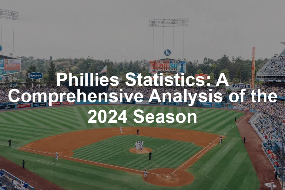 Featured image for Phillies Statistics: A Comprehensive Analysis of the 2024 Season