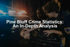 Featured image for Pine Bluff Crime Statistics: An In-Depth Analysis