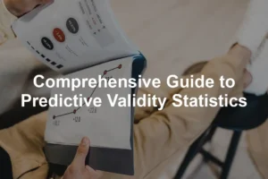 Featured image for Comprehensive Guide to Predictive Validity Statistics