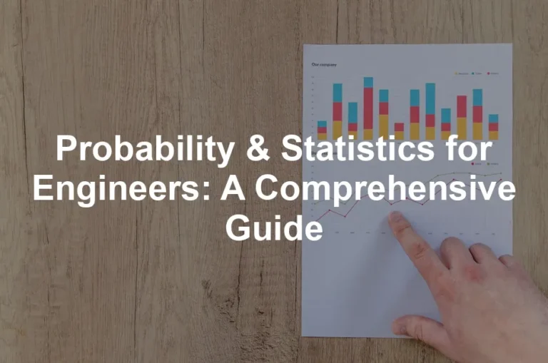 Featured image for Probability & Statistics for Engineers: A Comprehensive Guide