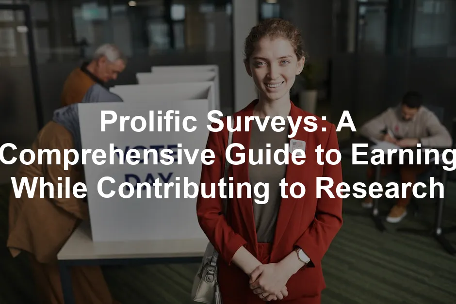 Featured image for Prolific Surveys: A Comprehensive Guide to Earning While Contributing to Research