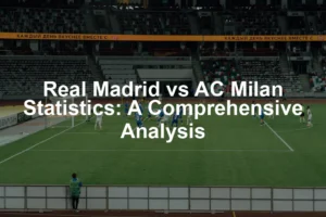 Featured image for Real Madrid vs AC Milan Statistics: A Comprehensive Analysis