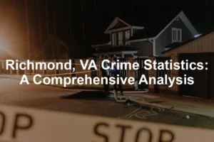 Featured image for Richmond, VA Crime Statistics: A Comprehensive Analysis