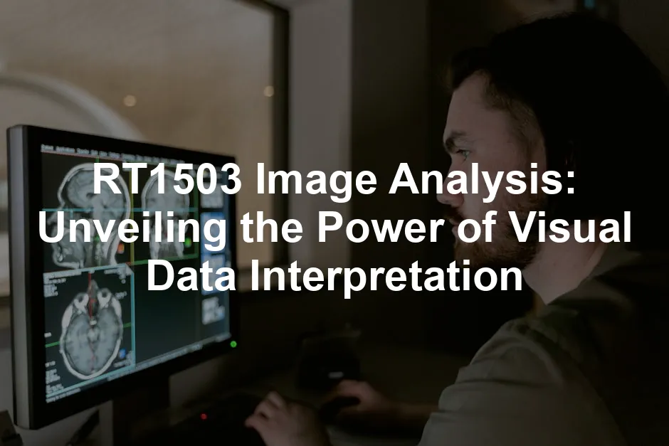 Featured image for RT1503 Image Analysis: Unveiling the Power of Visual Data Interpretation