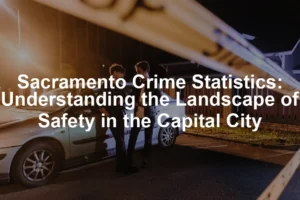 Featured image for Sacramento Crime Statistics: Understanding the Landscape of Safety in the Capital City