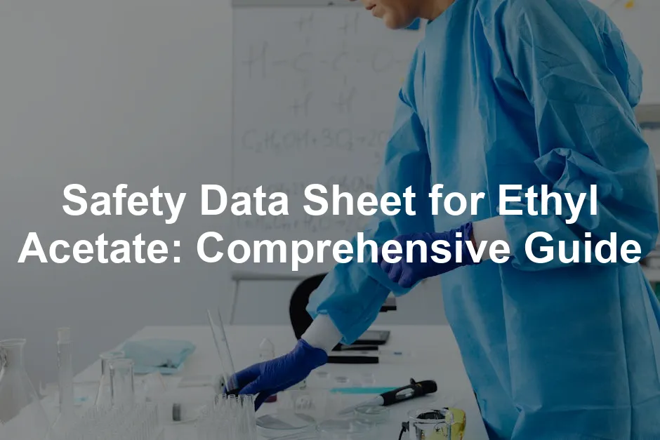 Featured image for Safety Data Sheet for Ethyl Acetate: Comprehensive Guide