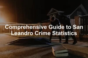 Featured image for Comprehensive Guide to San Leandro Crime Statistics