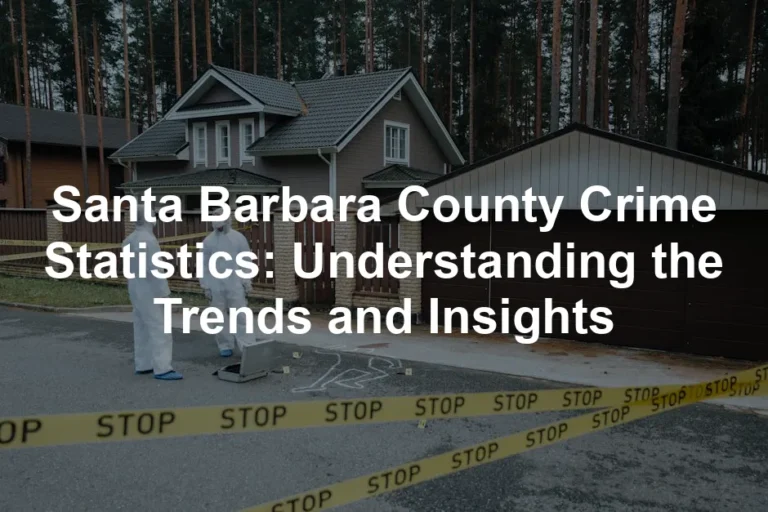 Featured image for Santa Barbara County Crime Statistics: Understanding the Trends and Insights