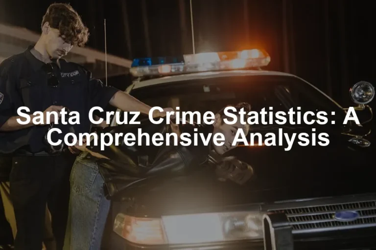 Featured image for Santa Cruz Crime Statistics: A Comprehensive Analysis