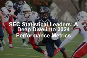 Featured image for SEC Statistical Leaders: A Deep Dive into 2024 Performance Metrics