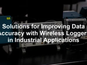 Featured image for Solutions for Improving Data Accuracy with Wireless Loggers in Industrial Applications