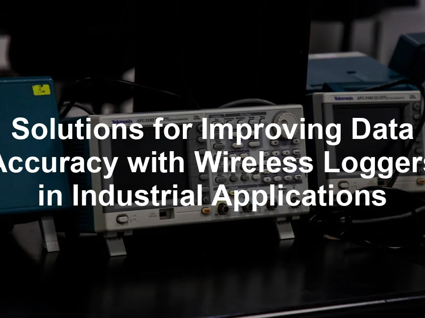 Featured image for Solutions for Improving Data Accuracy with Wireless Loggers in Industrial Applications