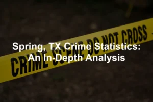 Featured image for Spring, TX Crime Statistics: An In-Depth Analysis