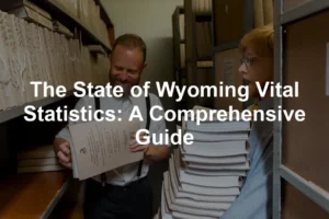 Featured image for The State of Wyoming Vital Statistics: A Comprehensive Guide