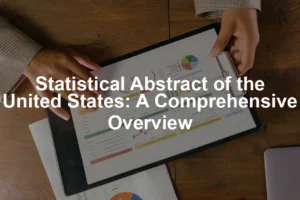 Featured image for Statistical Abstract of the United States: A Comprehensive Overview