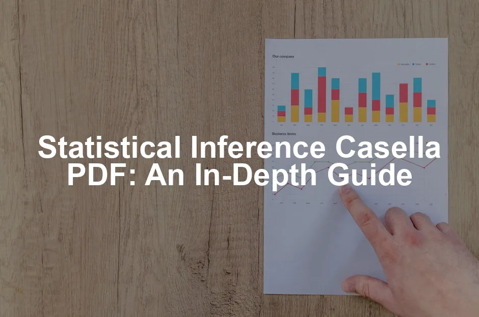 Featured image for Statistical Inference Casella PDF: An In-Depth Guide