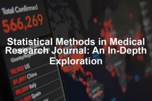Featured image for Statistical Methods in Medical Research Journal: An In-Depth Exploration