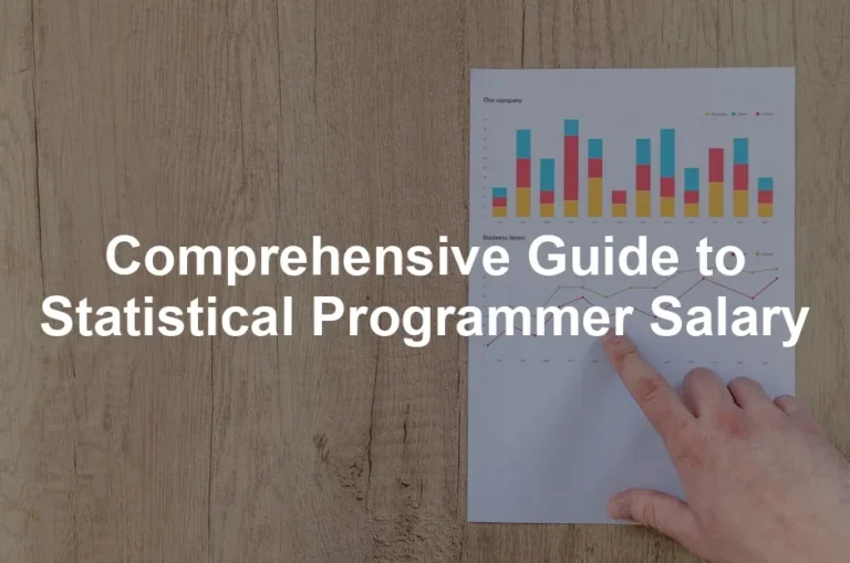 Featured image for Comprehensive Guide to Statistical Programmer Salary