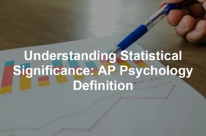 Featured image for Understanding Statistical Significance: AP Psychology Definition