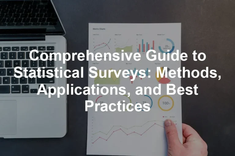 Featured image for Comprehensive Guide to Statistical Surveys: Methods, Applications, and Best Practices